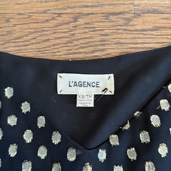 L’Agence Women’s Sparkly Top - Size XS - Picture 3 of 4
